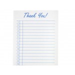 Choice 1 Part Green and White Guest Check with Beverage Lines and Bottom Guest Receipt - 50/Case Choice 1 Part Green and White Guest Check with Beverage Lines and Bottom Guest Receipt - 50/Case