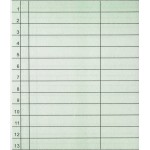 Choice 1 Part Green and White Guest Check with Beverage Lines and Bottom Guest Receipt - 50/Case Choice 1 Part Green and White Guest Check with Beverage Lines and Bottom Guest Receipt - 50/Case