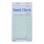 Choice 1 Part Green and White Guest Check with Beverage Lines and Bottom Guest Receipt - 50/Case Choice 1 Part Green and White Guest Check with Beverage Lines and Bottom Guest Receipt - 50/Case