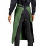 Uncommon Chef 3120 Sea Green Customizable 100% Cotton Canvas Muse Bistro Apron with Black Webbing and 1 Pocket - 33