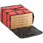 Choice Customizable Insulated Pizza Delivery Bag Red Nylon 20 1/2 Choice Customizable Insulated Pizza Delivery Bag Red Nylon 20 1/2