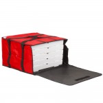 Choice Customizable Insulated Pizza Delivery Bag Red Nylon 20 1/2 Choice Customizable Insulated Pizza Delivery Bag Red Nylon 20 1/2