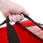 Choice Customizable Insulated Pizza Delivery Bag Red Nylon 20 1/2 Choice Customizable Insulated Pizza Delivery Bag Red Nylon 20 1/2
