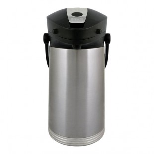 Service Ideas ErgoServ® 2.5 Liter Stainless Steel Lined Commercial Airpot with Lever 10-00181-000