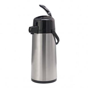 Service Ideas Eco-Air® 2.2 Liter Glass Lined Airpot with Lever ECAL22S Service Ideas Eco-Air® 2.2 Liter Glass Lined Airpot with Lever ECAL22S