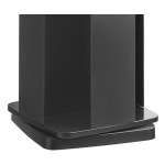 Choice Black 4-Section Revolving Cup and Lid Organizer
