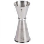 American Metalcraft JG4 1 oz. & 1.5 oz. Stainless Steel Japanese Style Jigger American Metalcraft JG4 1 oz. & 1.5 oz. Stainless Steel Japanese Style Jigger