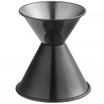 Acopa 1 oz. & 2 oz. Black Classic Jigger Acopa 1 oz. & 2 oz. Black Classic Jigger