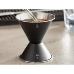 Acopa 1 oz. & 2 oz. Black Classic Jigger Acopa 1 oz. & 2 oz. Black Classic Jigger