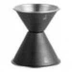 Acopa 1 oz. & 2 oz. Black Classic Jigger Acopa 1 oz. & 2 oz. Black Classic Jigger
