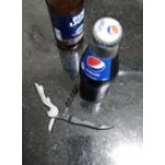 Acopa Waiter's Corkscrew with Black Metal Handle