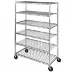 Channel 568 7 Shelf Mobile Aluminum Cooling Rack