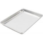 Vollrath 5220 Wear-Ever Aluminum Bun/Sheet Pan - 1/4 Size, 16 Gauge, Curled Rim, 9 1/2 Vollrath 5220 Wear-Ever Aluminum Bun/Sheet Pan - 1/4 Size, 16 Gauge, Curled Rim, 9 1/2