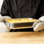 Vollrath 49434 Miramar® Display 2.8 Qt. Tri-Ply Stainless Steel Roasting Pan - 11 5/8