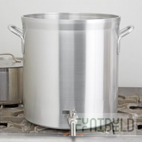 Vollrath 68641 Wear-Ever Classic Select 40 Qt. Heavy Duty Aluminum Stock Pot with Faucet
