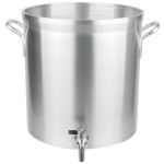Vollrath 68641 Wear-Ever Classic Select 40 Qt. Heavy Duty Aluminum Stock Pot with Faucet