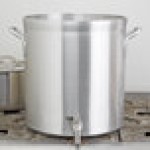 Vollrath 68641 Wear-Ever Classic Select 40 Qt. Heavy Duty Aluminum Stock Pot with Faucet