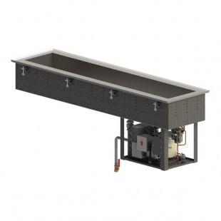 Vollrath FC-4CSP-02120-R Two Pan Short Side Drop-In Refrigerated Cold Food Well - 120V