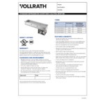 Vollrath FC-4CSP-02120-R Two Pan Short Side Drop-In Refrigerated Cold Food Well - 120V Vollrath FC-4CSP-02120-R Two Pan Short Side Drop-In Refrigerated Cold Food Well - 120V