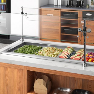 Delfield N8156BP Four Pan Drop In Refrigerated Cold Food Well