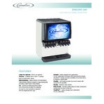 Cornelius 621053107 Enduro 200 Countertop Ice / Beverage Dispenser with 10 UFB-1 Sanitary Lever Valves