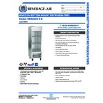 Beverage-Air HBR23HC-1-G Horizon Series 27