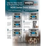Waring WDM360TX Triple Spindle Three Speed Drink Mixer with Timer - 120V, 1125W