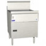 Pitco® FBG24-D Liquid Propane 57-87 lb. Flat Bottom Floor Fryer with Digital Controls - 120,000 BTU