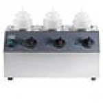 Carnival King Triple 32 oz. Sauce / Topping Bottle Warmer with 6 Squeeze Bottles - 600W, 120V