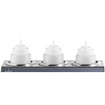 Carnival King Triple 32 oz. Sauce / Topping Bottle Warmer with 6 Squeeze Bottles - 600W, 120V
