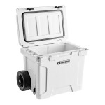 CaterGator CG35WHW White 35 Qt. Mobile Rotomolded Outdoor Cooler / Ice Chest CaterGator CG35WHW White 35 Qt. Mobile Rotomolded Outdoor Cooler / Ice Chest