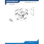 Spaceman 6455-CL 17 Qt. Double Countertop Slushy / Granita Frozen Drink Machine - 115V Spaceman 6455-CL 17 Qt. Double Countertop Slushy / Granita Frozen Drink Machine - 115V
