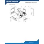 Spaceman 6455-CL 17 Qt. Double Countertop Slushy / Granita Frozen Drink Machine - 115V Spaceman 6455-CL 17 Qt. Double Countertop Slushy / Granita Frozen Drink Machine - 115V