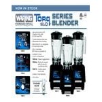 Waring TBB160 2 hp Torq 2.0 Blender with Electronic Touchpad Controls, Countdown Timer, and 48 oz. Co-Polyester Container - 120V