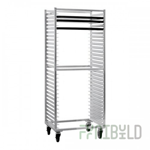 New Age 30 Pan Side Load Heavy-Duty Aluminum Bun / Sheet Pan Rack 1330S
