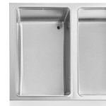 ServIt Three Pan Sealed Well Electric Steam Table with Partially Enclosed Base - 120V, 1500W