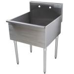 Advance Tabco 6-41-36 One Compartment Stainless Steel Commercial Sink - 36
