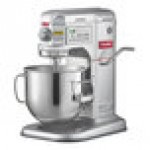 Estella EMIX8 Silver 8 Qt. Programmable Bowl Lift Countertop Mixer with Standard Accessories - 120V, 4/5 hp Estella EMIX8 Silver 8 Qt. Programmable Bowl Lift Countertop Mixer with Standard Accessories - 120V, 4/5 hp
