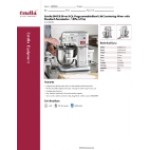 Estella EMIX8 Silver 8 Qt. Programmable Bowl Lift Countertop Mixer with Standard Accessories - 120V, 4/5 hp Estella EMIX8 Silver 8 Qt. Programmable Bowl Lift Countertop Mixer with Standard Accessories - 120V, 4/5 hp