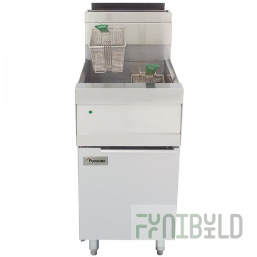 Frymaster HD60G-T Liquid Propane 80 lb. High Efficiency Decathlon Floor Fryer with Thermatron Controls