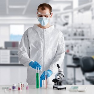 Lavex White 53 GSM Heavy Weight Microporous Polypropylene Zipper Front Long Sleeve Coveralls with Elastic Wrists and Ankles - XL - 25/Case Lavex White 53 GSM Heavy Weight Microporous Polypropylene Zipper Front Long Sleeve Coveralls with Elastic Wrists and Ankles - XL - 25/Case
