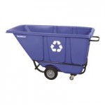 Wesco Industrial Products 272575 0.5 Cu. Yd. Black Polyethylene Utility-Duty Tilt Truck Wesco Industrial Products 272575 0.5 Cu. Yd. Black Polyethylene Utility-Duty Tilt Truck