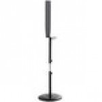 Lavex Black Metal Soap / Sanitizer Dispenser Adjustable Floor Stand with Plastic Base Plate Lavex Black Metal Soap / Sanitizer Dispenser Adjustable Floor Stand with Plastic Base Plate