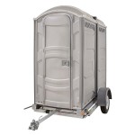 PolyJohn TU02-1000 PJN3 Double Portable Restroom Trailer