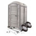 PolyJohn TU02-1000 PJN3 Double Portable Restroom Trailer