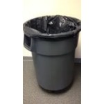 Continental 3200GY Huskee 32 Gallon Gray Round Trash Can