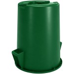 Carlisle 84104409 Bronco 44 Gallon Green Round Trash Can Carlisle 84104409 Bronco 44 Gallon Green Round Trash Can