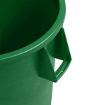 Carlisle 84104409 Bronco 44 Gallon Green Round Trash Can Carlisle 84104409 Bronco 44 Gallon Green Round Trash Can