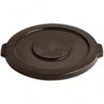 Lavex 20 Gallon Gray Round Commercial Trash Can Lid