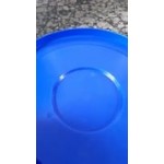 Lavex 20 Gallon Gray Round Commercial Trash Can Lid